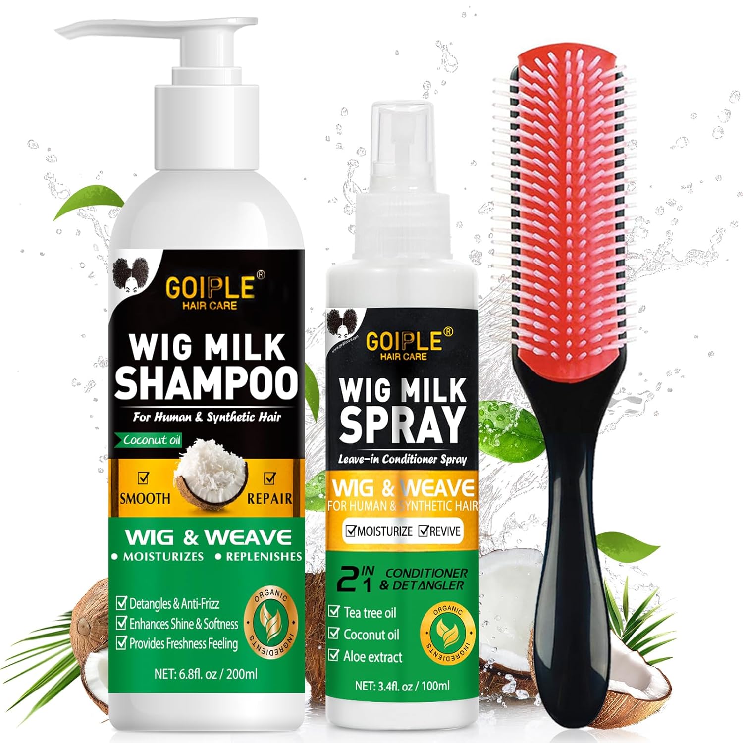 Hair Care Products - GOIPLE 3 in 1 가발 관리