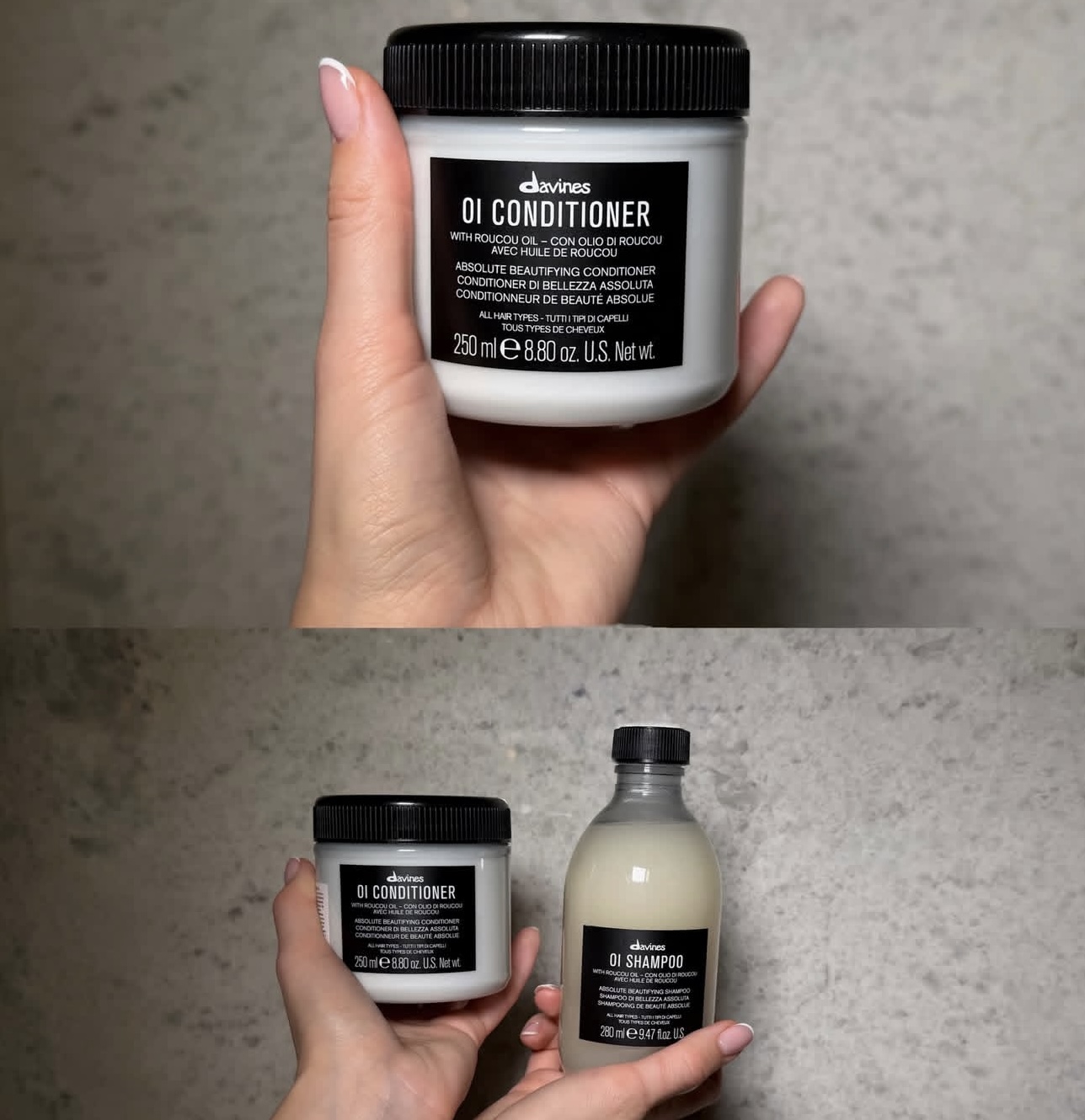 다비네스 OI 헤어 샴푸 컨디셔너 시리즈 세트 헤어 케 - Hair Care Products 리뷰 및 가격