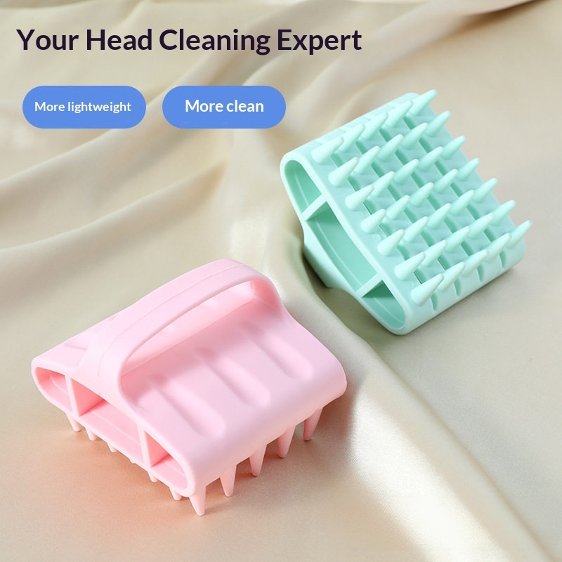 실리콘 두피 마사지 샴푸 브러시 부드러운 헤어 워싱 빗 - Hair Care Products 리뷰 및 가격