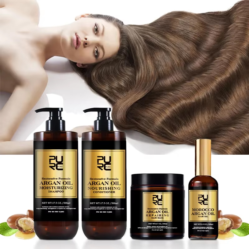 PURC 모로코 세트: 세럼, 부드러운 샴푸 및 컨디셔 - Hair Care Dandruff 리뷰 및 가격