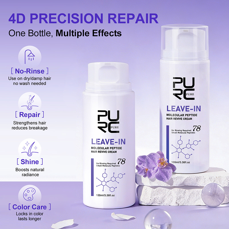 PURC 리브인 케라틴 헤어 크림, 손상된 모발 복구  - Hair Care Lotion 리뷰 및 가격